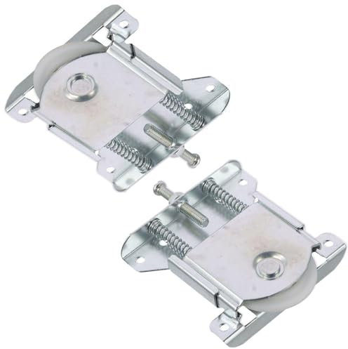 2 Pièces Roulette Porte Coulissante Placard,Roulette de Coulissante,Meubles Roues Coulissante,Roulette Placard,Roues Rouleaux en Alliage de Fer en Nylon,pour Armoires,Fenêtres,Portes Coulissantes
