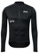 Santic Fahrradtrikot Herren Radtrikot Langarm Slim für Frühling Herbst Rennrad MTB Thermo Trikots Schwarz XXL