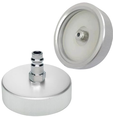 AXILYZE Adapter für Bremsflüssigkeitsbehälter mit Euro-Spitze, Aluminium-Bremsenentlüfter-Adapter, geeignet für die Meisten EuropäIschen Automodellen