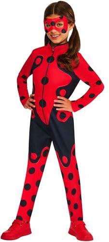 Rubies Official Zag America Miraculous Ladybug Child Costume, Kids Fancy Dress