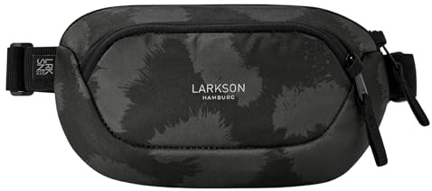 Larkson Sling Bag Herren & Damen Grau Leo - Helge - Anti Diebstahl Umhängetasche mit RFID Blocker - Crossbody Bag Bauchtasche für Alltag & Reisen - Mesh Polsterung - Wasserabweisend