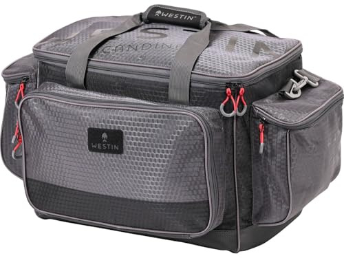 Westin W4 Accessory Bag Large Titanium Black - Fishing Bag, Artificial Bait Bag, Wallet, Bag for Artificial Bait, Bait Box