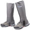 TRIWONDER Outdoor Gamaschen, wasserdichte Outdoor Gamaschen, Verschleißfeste Gaiter für Wandern, Klettern, Schneewandern, Jagd 1 Paar (Grau, S)