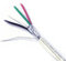 22 Gauge Wire (22 AWG) - 4 Conductor Stranded Copper Shielded Cable - UL Listed 22/4 Home Electrical Wire - Low Voltage Up to 300V - CL3P Fire-Rated Plenum Jacket - USA Made (100ft - White)