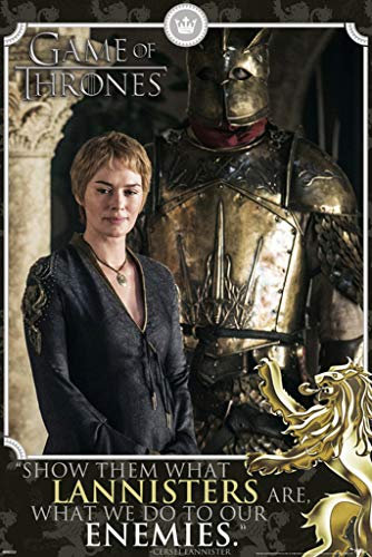 Spiel der Throne 'Cersei - Feinde' Maxi Poster,61 x 91.5 cm