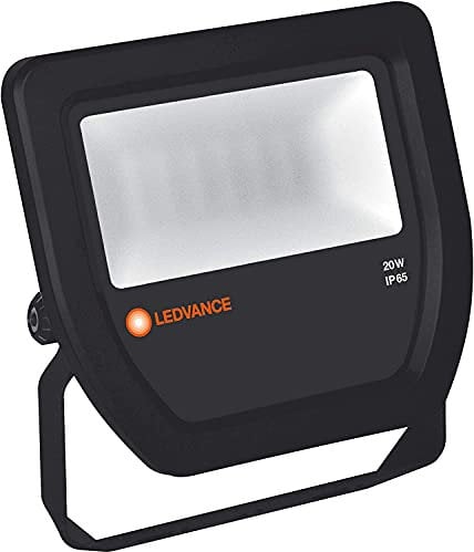 Ledvance Floodlight 20 4058075097445 - Foco LED para Exteriores (130 x 140 x 41 mm), Color Negro