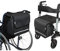 SENIORI Rollator/Rollstuhl Tasche Rollatortasche Rollstuhltasche Universal (3. Grau)