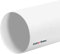 KOTARBAU® Tubo de ventilación de 50 cm, Canal redondo, Ø 150 mm, Tubo de plástico redondo, Blanco, Sistema de tubos redondos de PVC, Conexión de tuberías, Conducto de escape, Conducto de suministro