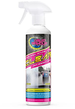Liquid Armour Anti-Fog/Mist Repellent Spray | Car Windscreen Protection, Glass, Window & Mirror Treatment, 500ml
