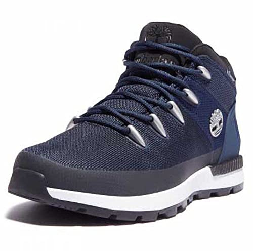 Timberland TB0A2FXT Sprint Trekker Mid Hiker Waterproof Mesh Boot - Navy 8 Navy
