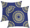 Batmerry Mandala Vintage Throw Pillow Covers,Mandala Vintage Indian Decorative Pillow Covers Digital Printing Blended Fabric for Couch Sofa Bed Invisible Zipper 18X18 in