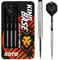 KOTO - King Base 90% Darts 25 G, Silber, Darts Set inkl. 3 Barrels,Flights + Shafts & Dartwallet, Fester Ringgrip