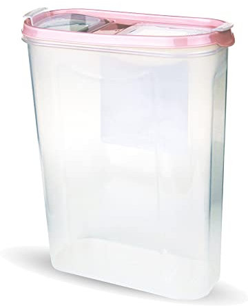 Bestlivings Vorratsdosen mit Deckel 2,8 Liter (Altrose), Luftdicht Schüttdose BPA frei für Lebensmittel, Vorratsbehälter Set - Frischhaltedosen Klappdeckel