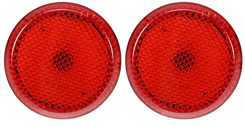 A ABSOPRO Trasero Parachoques Reflector Niebla Freno Cola Luz para Toyota Rojo LED 1 Par