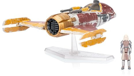 STAR WARS Micro Galaxy Squadron Fiend Fighter - Véhicule de 12,7 cm avec accessoire de figurine de 2,5 cm