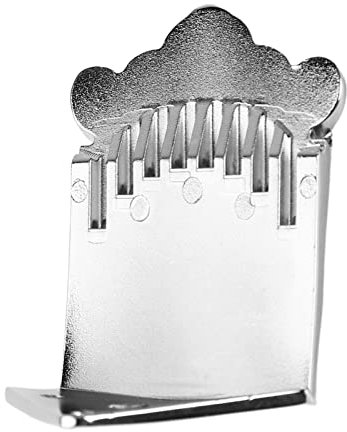 Mandolinen-Saitenhalter, Metall-Mandoline-Steg-Saitenhalter, 8-saitiger Saitenhalter, 8-saitiger Steg-Mandoline-Saitenhalter, Mandolinen-Steg-Saitenhalter für 8-saitige