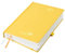 POPRUN Kalender 2025 Tagesplaner Hardcover 21,5 x 14,5 cm, Tageskalender A5 1 Tag 1 Seite (Montag - Sonntag), Terminplaner (Jan.2025-Dez.2025) mit Stiftschlaufe - Hellgelb