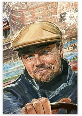 HACERR Rick Dalton Poster Download in Der Oper. Poster, Once upon A Time in Hollywood, Kunst, Wohndekor, Leinwand-Poster, Schlafzimmerdekoration, Landschaft, Büro, Raumdekoration, Geschenk, 20 x 30 cm