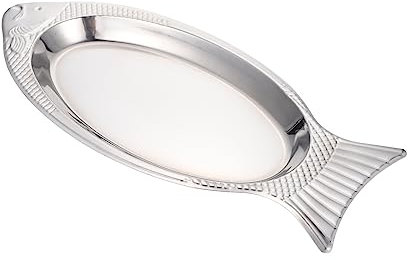 PRETYZOOM Plato de Acero Inoxidable con Forma de para Asar al Vapor 45 Cm Decorativo Práctico para Uso en Restaurantes