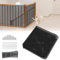 UISEBRT Red de protección para escaleras, barandilla, poliéster, 600 x 91 cm, red de protección para escaleras, red de seguridad, valla de malla, protección anticaída para balcón, escaleras, cama