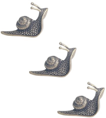 Alipis 3er Set Schneckenfigur Aus Dekorative Teepet Skulpturen Für Büro Und Wohnzimmer Schnecken Deko Für Regale Und Esstische