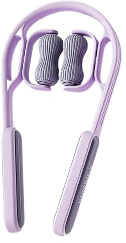 Neck Roller, Manual Cervical Massager, Ergonomic Trigger Point Ball, 15.67x9.06x1.77 Inches Pressure Relief Tool For Shoulder Relaxation At Work, Office, Business, And Travel