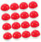 ibasenice 50pcs Round Shell Mini Mason Jars Bulk Gumball Machines Small Containers Vending Machine for Basket White Red Containers Prizes Upswing Capsule Cookie Jar Plastic