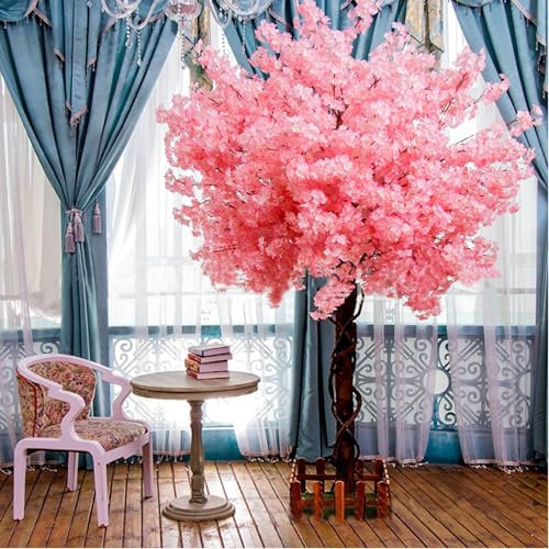 Fiore Di Ciliegio Artificiale Giapponese Albero Di Simulazione Pianta Di Pesco Albero Dei Desideri Albero Di Seta Finto Decorazione Del Centro Commerciale(2.5x2m)