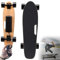 Skateboard électrique avec télécommande, moteur puissant de 350 W, 3 vitesses, freinage en douceur, vitesse maximale de 22 km/h avec télécommande, convient aux adultes