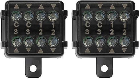 Vimar 03997 Modulo centrale tapparelle Quid, 2 ingr pulsante NO, 6 uscite per modulo relè tapparelle Quid 03996, installazione in scatole di derivazione o portafrutto (Confezione da 2)