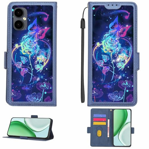 Kinetijy hülle Kompatibel Für Opel-Mobile Smart X65 Hülle Case Handyhülle Schutzhülle [Mit 9H Härte HD Schutzfolie][RFID-Blockierung][Brechungseffekt] LPT-LMG