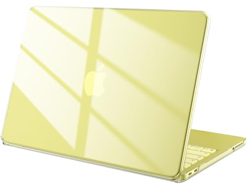 eleger Hülle kompatibel mit MacBook Neo 13 Zoll A18 Pro A3404, erschienen 2026, Dünne Harte Case Snap auf Schutzhülle für Mac Book Neo 13, Zitrus klar