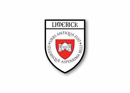 Aufkleber sticker autoaufkleber auto wappen schild flagge stadt limerick