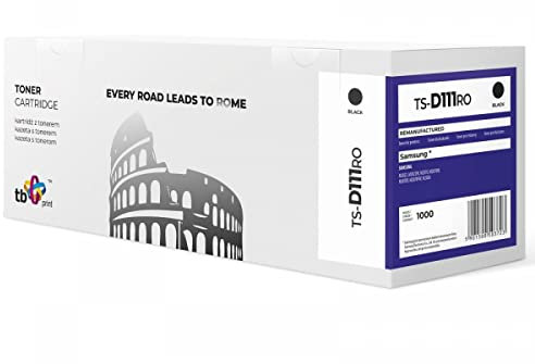 TB Print TS-D111RO Tonerkartusche für Laserdrucker (1.000 Seiten, 1.000 Seiten, Mattschwarz, 1 Stück)