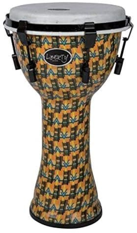 Gewa LS829100 Djembé Liberty Series Mechanically Tuned 10 Zoll Abstract Kente