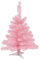 Harbour Housewares Künstlicher Tannen Weihnachtsbaum - 60cm - Pink