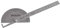Winkelmesser Gradmesser Stellwinkel Gradbogen mit Feststellschraube