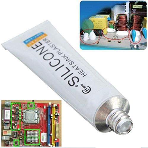 10g Silicone Colla Termica Ad Alta Conduttiva Adesivo Tubo Dissipatore di Calore Intonaco per il raffreddamento Ad Alta Potenza LED Transistor Elettronica Progetti