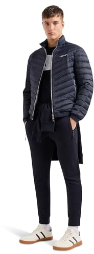 Armani Exchange Herren Casual Pants Jogginghose mit Kordelzug und Reißverschlusstaschen