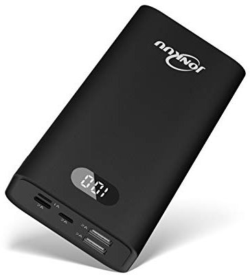 Powerbank 26800 mAh Cellulare Batteria Esterna Piccolo LCD Portatile Mini Alta Capacità Batteria Doppia USB Porte con Type C Ingresso Batteria Esterna Pack per iPhone iPad Samsung Nintendo Switch