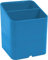 Exacompta 677100D Premium Stiftehalter Pen-Cube Clean´Safe mit 2 Fächern für mehr Ordnung auf dem Schreibtisch Stifteköcher Stiftebox Aufbewahrungsbox Organizer blau