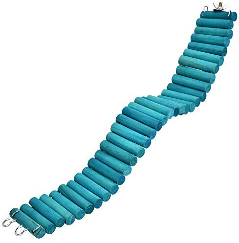 Hamster Leiter Natürliche Holz Spielzeug Leiter Brücke Hamsterleiter hölzerne Hängebrücke Haustier Hängeleiter für Hamster Papagei Vogel