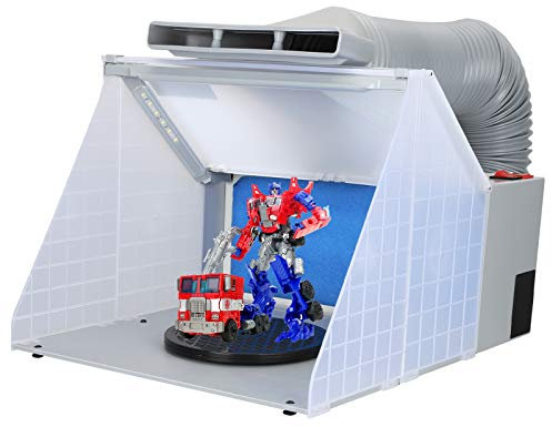 TTLIFE Kit de Cabina de Pintura para Colorear Modelo Caja de Pintura Banco, para Construcción de Modelos Obras de Arte Hobby y Mercado de Artesanías Clavos Modelos Cerámica.