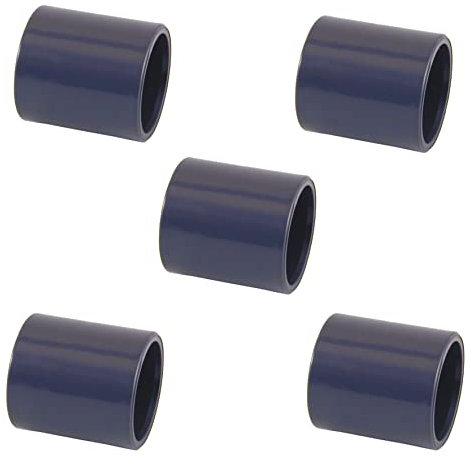 POWERHAUS24 Lot de 5 manchons adhésifs en PVC - Diamètre : 50 mm