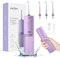 Oral Irrigator Dental Munddusche Kabellos Elektrisch Zahnreinigung für Dental Clean für Reise type-c USB Wiederaufladbarer Water Flosser,3 Ersatzdüsen 3 Modi IPX7,Wasserdicht 140ml