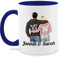 Tasse Tassen 325ml - Freund & Freundin - Partner Geschenke Paar King Queen Couple I Pärchen Weihnachts-Geschenke Valentinstag - 325 ml - Dunkelblau - partnergeschenke partnertassen liebeserklärung