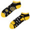 Dedoles Sneaker Socken Low Cut Füßlinge Unisex Damen Herren Baumwolle lustiges Design Geschenk links rechts verschieden, Farbe Schwarz, Motiv Mechaniker, Gr. 43-46