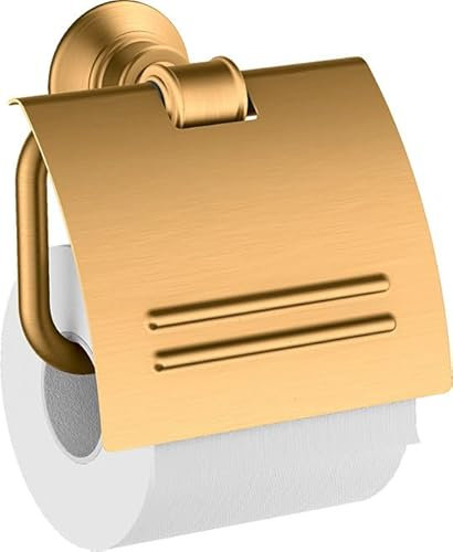 hansgrohe Papierhalter Axor Montreux m Deck, Met., Wandmont., Brush. GOL Opt