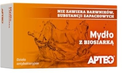 Apteo Care, Seife mit Biosulfur, 100g - Langes Haltbarkeitsdatum!