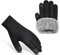 heekpek Handschuhe Winter Herren Touchscreen Handschuhe Damen Winter Strickhandschuhe mit Fleece Gefüttert Warm Winterhandschuhe Anti Rutsch Fingerhandschuhe, Schwarz, S-M